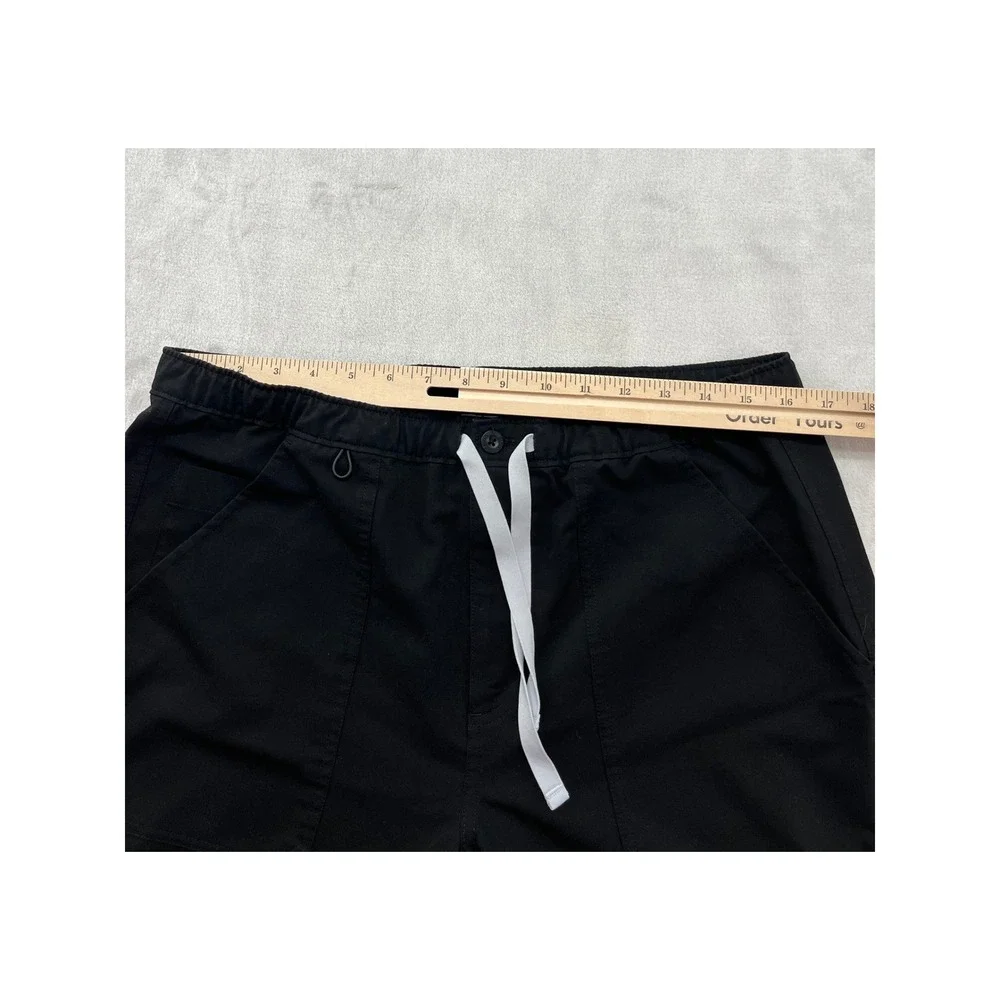 FIGS Scrub Pants Mens Large Black Cargo Technical Collection TM3001 Good